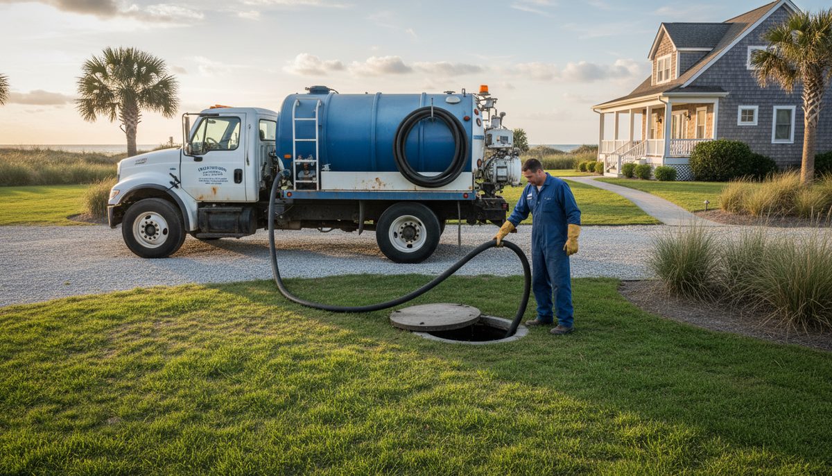What septic tank pumping costs in the Outer Banks — Outer Banks, NC